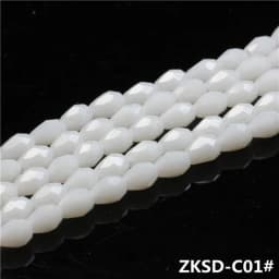 95Pcs/Lot Czech Glass Droplet 3X5MM Crystal Teardrop Beads DIY Making Crafts Material Beaded Chinese Jewelry Beading Wholesale