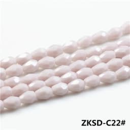 95Pcs/Lot Czech Glass Droplet 3X5MM Crystal Teardrop Beads DIY Making Crafts Material Beaded Chinese Jewelry Beading Wholesale