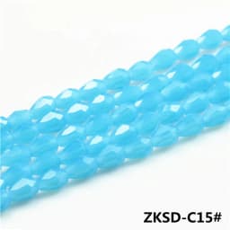 95Pcs/Lot Czech Glass Droplet 3X5MM Crystal Teardrop Beads DIY Making Crafts Material Beaded Chinese Jewelry Beading Wholesale