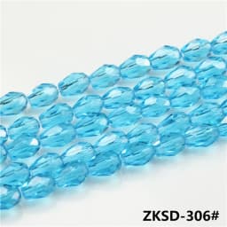 95Pcs/Lot Czech Glass Droplet 3X5MM Crystal Teardrop Beads DIY Making Crafts Material Beaded Chinese Jewelry Beading Wholesale