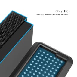 Portable Vertical Stand for Xbox One X Non-slip Vertical Dock Holder for Xbox One X Game Console Game Accessories Black