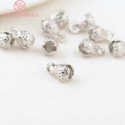 (3330)20PCS 4.3x7.5MM 24K Gold Color Plated Brass Thread Cord Wire Cover Clasps High Quality Diy Jewelry Findings Accessories