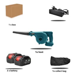 Cordless Blower Vacuum Clean Air Blower for Dust Blowing Dust Computer Collector Hand Operat Power Tool For Makita 18V Battery
