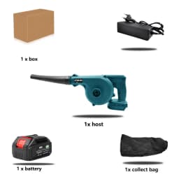 Cordless Blower Vacuum Clean Air Blower for Dust Blowing Dust Computer Collector Hand Operat Power Tool For Makita 18V Battery