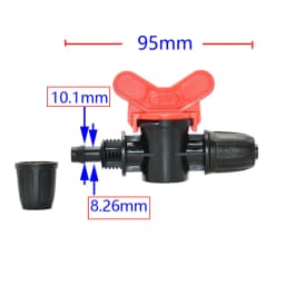 Drip Irrigation 4mm/8mm/10mm/12mm/14mm/16mm/19mm Hose Garden Tap Irrigation Valve Use Water Hose Pe Tube