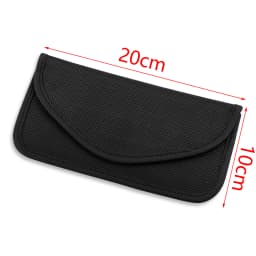 Colorful Faraday Cage Fob Pouch Keyless RFID Blocking Bag for Car Key Signal Blocker Case Automobiles Interior Accessories