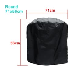 1PC 190T/210D BBQ Cover Anti-Dust Waterproof Weber Heavy Duty Charbroil Grill Cover Rain Protective Barbecue Cover Round