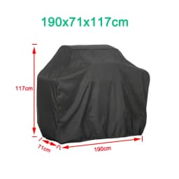 1PC 190T/210D BBQ Cover Anti-Dust Waterproof Weber Heavy Duty Charbroil Grill Cover Rain Protective Barbecue Cover Round