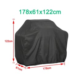 1PC 190T/210D BBQ Cover Anti-Dust Waterproof Weber Heavy Duty Charbroil Grill Cover Rain Protective Barbecue Cover Round