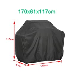 1PC 190T/210D BBQ Cover Anti-Dust Waterproof Weber Heavy Duty Charbroil Grill Cover Rain Protective Barbecue Cover Round