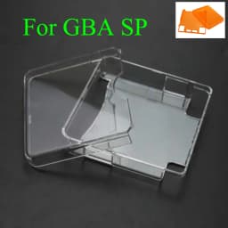 YUXI 1 Set Clear Protective Cover Case Shell Housing For GBA SP Game Console Crystal Cover Case HD Screen Protector Film