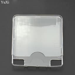 YUXI 1 Set Clear Protective Cover Case Shell Housing For GBA SP Game Console Crystal Cover Case HD Screen Protector Film
