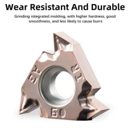 16ER AG55 AG60 1.0/1.25/1.5/2/2.5/3 ISO 11W/14W Thread Turning Tool Carbide Insert CNC Turning Insert Thread Tool 10pcs