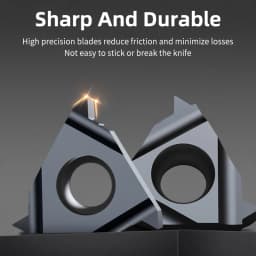 16ER AG55 AG60 1.0/1.25/1.5/2/2.5/3 ISO 11W/14W Thread Turning Tool Carbide Insert CNC Turning Insert Thread Tool 10pcs