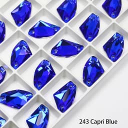 Sewing Accessories AB K5 Glass Sew On Rhinestone Glitter Galactic Rhinestones For Clothes Wedding Dress 14*9mm 19*12mm 27*16mm