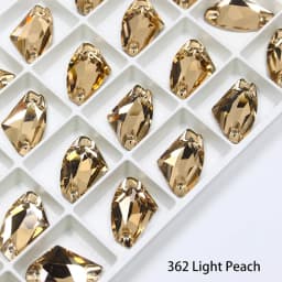 Sewing Accessories AB K5 Glass Sew On Rhinestone Glitter Galactic Rhinestones For Clothes Wedding Dress 14*9mm 19*12mm 27*16mm