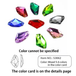 Sewing Accessories AB K5 Glass Sew On Rhinestone Glitter Galactic Rhinestones For Clothes Wedding Dress 14*9mm 19*12mm 27*16mm