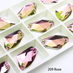 Sewing Accessories AB K5 Glass Sew On Rhinestone Glitter Galactic Rhinestones For Clothes Wedding Dress 14*9mm 19*12mm 27*16mm