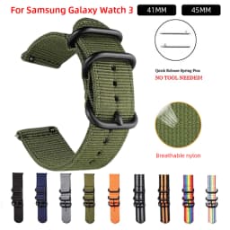 18mm 24mm 22mm 20mm Woven Nylon Watch Sport Strap Band For Samsung Galaxy 40/44mm Strap for Amazfit Fabric Classic Watch Band