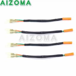 Front Rear Turn Signal Wire Lead Harness Connector Blinker Wiring Adapter Plug for Honda CB CBR VT750 VTX1300 VTX1800 02-17