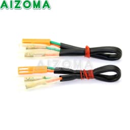 Front Rear Turn Signal Wire Lead Harness Connector Blinker Wiring Adapter Plug for Honda CB CBR VT750 VTX1300 VTX1800 02-17