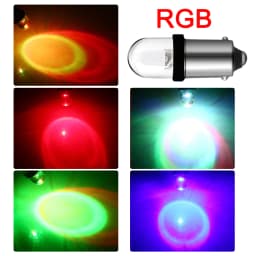 10Pcs 12V 53 57 T11 T4W BA9S T4W 1895 Gauge Dashboard Map Lamp Interior Dome Door Signal Light Bulb Instrument Cluster Lights