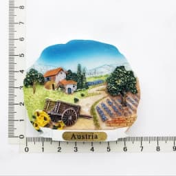 Austria Vienna Fridge Magnet Salzburg Innsbruck Tourism Souvenir Crafts Magnetic Refrigerator Stickers Hand Gift Home Decoration