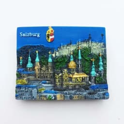 Austria Vienna Fridge Magnet Salzburg Innsbruck Tourism Souvenir Crafts Magnetic Refrigerator Stickers Hand Gift Home Decoration