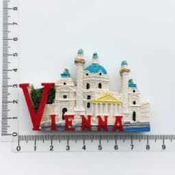 Austria Vienna Fridge Magnet Salzburg Innsbruck Tourism Souvenir Crafts Magnetic Refrigerator Stickers Hand Gift Home Decoration
