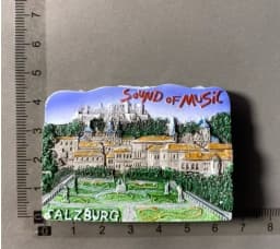 Austria Vienna Fridge Magnet Salzburg Innsbruck Tourism Souvenir Crafts Magnetic Refrigerator Stickers Hand Gift Home Decoration
