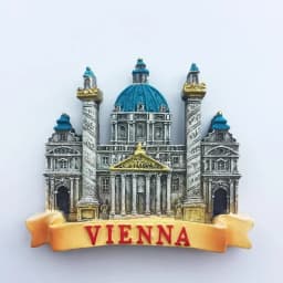 Austria Vienna Fridge Magnet Salzburg Innsbruck Tourism Souvenir Crafts Magnetic Refrigerator Stickers Hand Gift Home Decoration