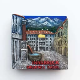 Austria Vienna Fridge Magnet Salzburg Innsbruck Tourism Souvenir Crafts Magnetic Refrigerator Stickers Hand Gift Home Decoration