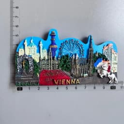Austria Vienna Fridge Magnet Salzburg Innsbruck Tourism Souvenir Crafts Magnetic Refrigerator Stickers Hand Gift Home Decoration