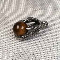 Natural Stones Pendant Creative Dragon Claw Hold Round Stone Beads Pendants for Jewelry Making DIY charm Necklaces Accessories