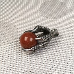 Natural Stones Pendant Creative Dragon Claw Hold Round Stone Beads Pendants for Jewelry Making DIY charm Necklaces Accessories