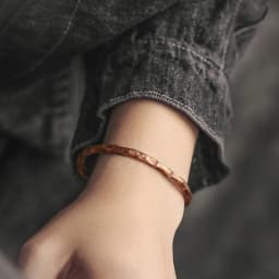 Handmade Hammered Copper Bracelet Men Women Vintage Viking Rustic Steampunk Retro Punk Handcuff Bangle Jewelry Handcuff