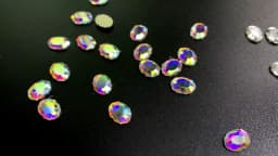 20pcs Mix Colors Crystal Nail Charms Rhinestones Baroque Mirror Pixie Fancy Stone 3D Manicure Nail Art Decoration Jewelry