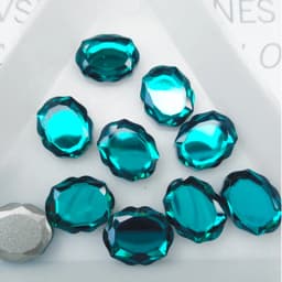 20pcs Mix Colors Crystal Nail Charms Rhinestones Baroque Mirror Pixie Fancy Stone 3D Manicure Nail Art Decoration Jewelry