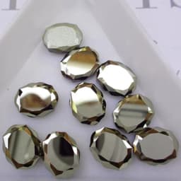 20pcs Mix Colors Crystal Nail Charms Rhinestones Baroque Mirror Pixie Fancy Stone 3D Manicure Nail Art Decoration Jewelry