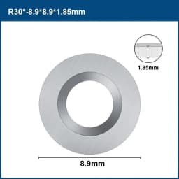 1pc 12/15/16mm Round Carbide Insert Cutter 16x3mm 12x2.5mm 15x2.5mm 30 Degree Inserts For CNC Lathe Wood Turning Cutting Tool