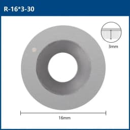 1pc 12/15/16mm Round Carbide Insert Cutter 16x3mm 12x2.5mm 15x2.5mm 30 Degree Inserts For CNC Lathe Wood Turning Cutting Tool
