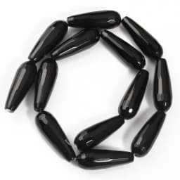 10*30mm Water Drop Angelite Jades Stone Beads Natural Faceted Loose Spacer Beads for Jewelry Making DIY Bracelet Accessories