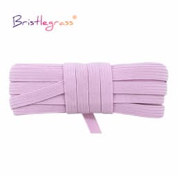 BRISTLEGRASS 2 5 10 Yard 3/8" 9mm Flat Skinny Elastic Cord Latex Rubber String Spandex Band Face Cover Earloop Dress Sewing Trim