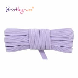 BRISTLEGRASS 2 5 10 Yard 3/8" 9mm Flat Skinny Elastic Cord Latex Rubber String Spandex Band Face Cover Earloop Dress Sewing Trim