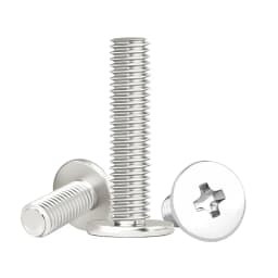 50pcs M2.5 M3 Big Flat Head Laptop Screws Tamper-resistant Screw Notebook Computers Carbon Nickel Plating (Head Diameter: 7mm)