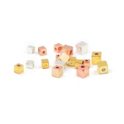 WLYeeS 2mm 3mm Cube Hematite beads Natural Stone Square Spacer Loose bead for Jewelry Bracelet Making DIY accessories 15" Strand