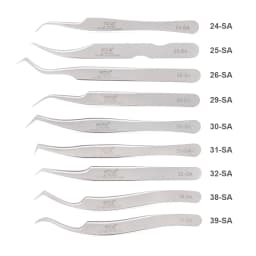 VETUS SA Eyelash Tweezers High Precision 3D/6D Volume Eyelash Extension Tweezer Excellent Closure Best Quality Fan Tweezer
