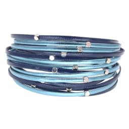 WELLMORE Leather Bracelets for Women Simple Bead Multilayer Wide Wrap Bracelet 6 Size 9 Colors Bracelets Female Jewelry Wholesal