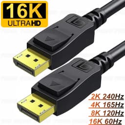 16K 8K DP Displayport Cable 4K 144Hz Display Port to DP1.4 Cable 8K 60Hz 4K 144Hz 2K 165Hz For Monitor Projector Laptop DP Cable