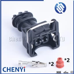 5 set 2 Pin efi series female Replacement Waterproof Electrical Wire Connector Fuel injector plug EV1 282762-1 282189-1